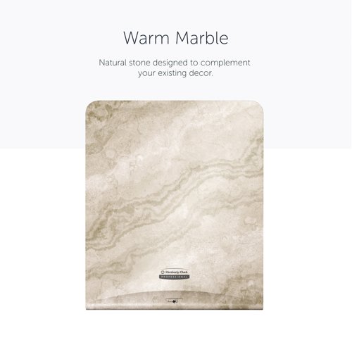 Kimberly Clark Faceplate For Automatic Rolled Hand Towel Dispenser Warm Marble 58790