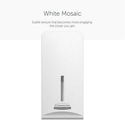KC ICON Faceplate for Folded Toilet Paper Dispenser White Mosaic 58779