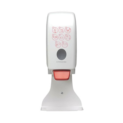 Aquarius Hand Sanitiser Dispenser White 1 Litre 7124