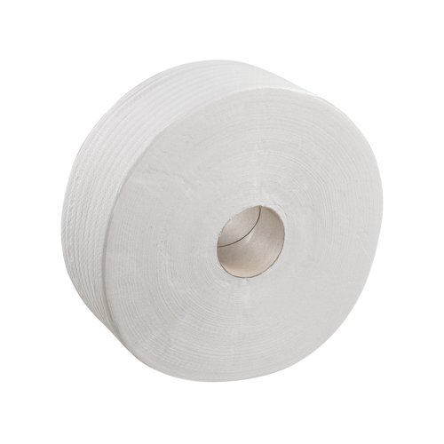 Kleenex 2-Ply Jumbo Toilet Roll White (Pack of 12) 8751