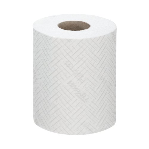 WypAll L10 Food and Hygiene Centrefeed Paper Rolls 1 Ply White (Pack of 6) 6222