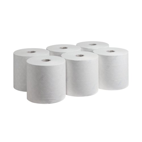 Scott Control Hand Towel Roll White (6 Pack) 6622