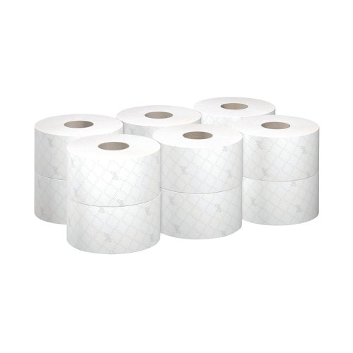 Scott Control Toilet Tissue Centrefeed Roll 2-Ply 833 Sheets (Pack of 12) 8591