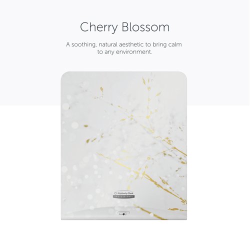 Kimberly Clark ICON Faceplate For Auto Rolled Hand Towel Dispenser Cherry Blossom 58820