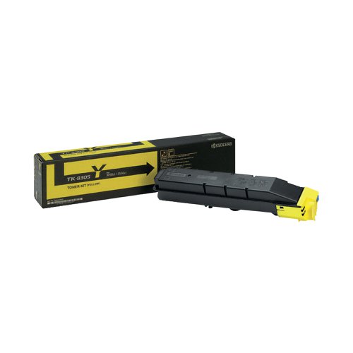 Kyocera TK8305Y Toner Cartridge Yellow TK-8305Y