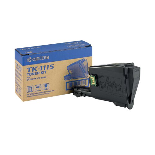 Kyocera TK-1115 Toner Cartridge Black 1T02M50NLV | KE02774 | Kyocera