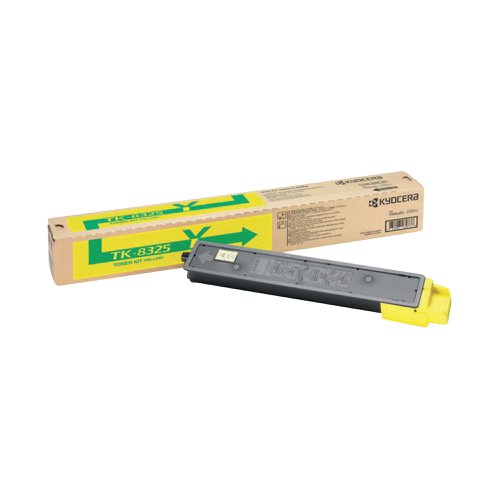 Kyocera TK8325Y Toner Cartridge Yellow TK-8325Y