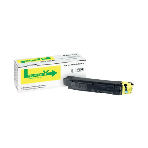 Kyocera TK5140Y Toner Cartridge Yellow TK-5140Y