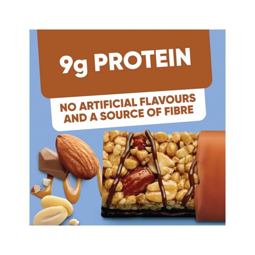 Kelloggs High Protein Almond and Salted Caramel Flavour Snack Bars 35g (Pack of 16) 7100784000