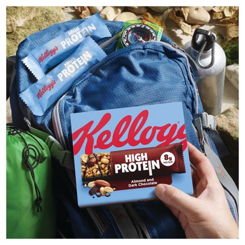 Kelloggs High Protein Almond and Dark Chocolate Snack Bars 35g (Pack of 16) 7100787000