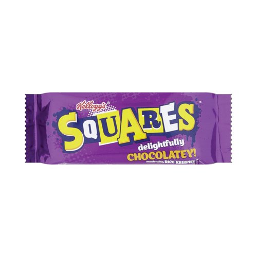 Kelloggs Rice Krispies Squares Delightfully Chocolatey Snack Bars 36g (Pack of 30) 7147224000