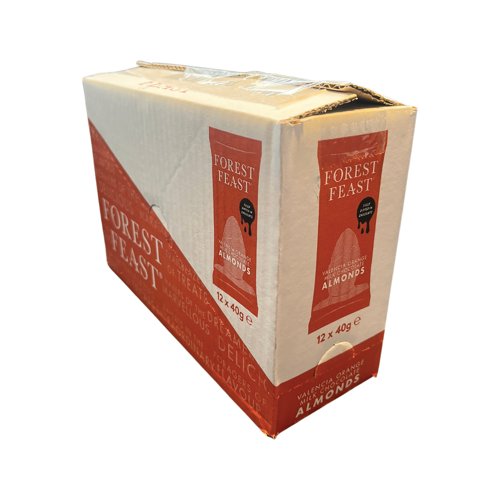 Forest Feast Valencia Orange Milk Chocolate Almonds Impulse 40g (Pack of 12) 06024 - Best Price Food & Groceries UK