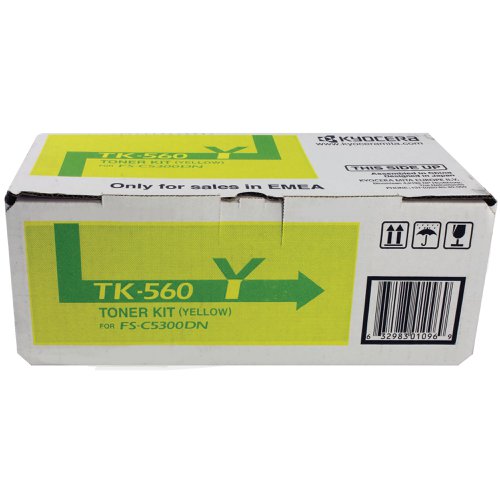 Kyocera TK-560Y Toner Cartridge Yellow 1T02HNAEU0