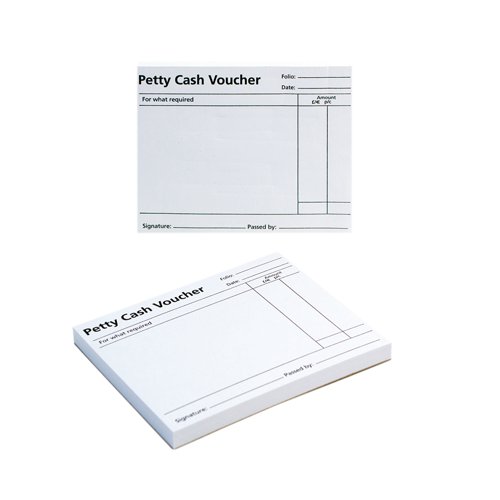 Q-Connect Petty Cash Voucher Pad 125x101mm (Pack of 10) KF00103