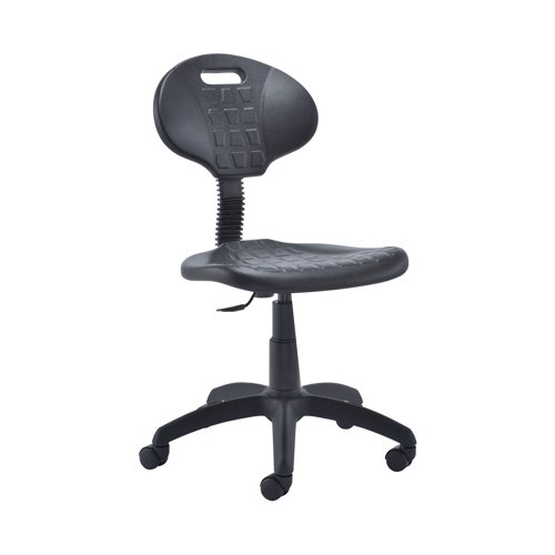 Jemini Factory Chair 570x280x610mm Polyurethane Black KF00197 | VOW