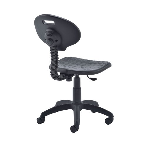 Jemini Factory Chair 570x280x610mm Polyurethane Black KF00197