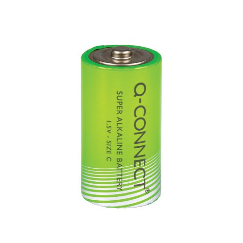 KF00490 | Q-Connect C Batteries are the ideal power source for your home or office. Suitable for general use but with a high performance, these batteries allow you to power your devices consistently and reliably. Subject to Q-Connect's high standards of manufacture, these alkaline batteries have no added mercury content for your safety. The most economical product possible for your battery needs. Q-Connect offer high quality office supplies designed to give your business an effective solution to all your stationery needs.