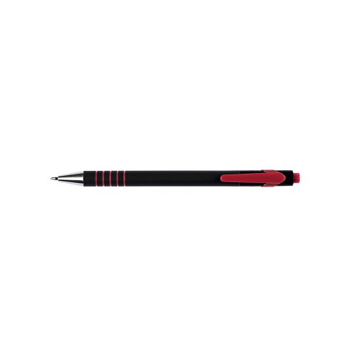 Q-Connect Lamda Ballpoint Pen Medium Red (Pack of 12) KF00671