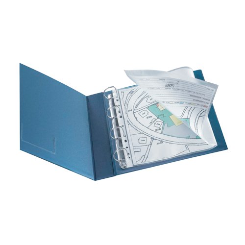 These durable and versatile Q-Connect punched pockets are A3 landscape, but can be folded to A4 portrait to suit your filing and presentation needs. The multi-punched pockets are suitable for use in standard ring binders or lever arch files and are top opening for quick and easy access to documents. This pack contains ten 80 micron punched pockets.