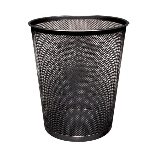 Q-Connect Waste Basket Mesh 18 Litre Black KF00871