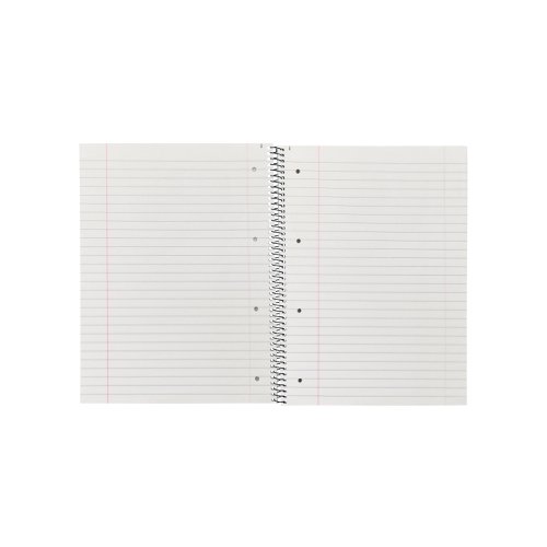 Q-Connect Ruled Margin Spiral Soft Cover Notebook 160 Pages A4 (5 Pack) KF01072 | VOW