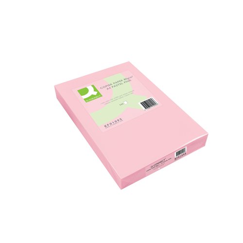 If you want an easy way to achieve colourful and lively prints, then use the Q-Connect Pink A4 Copier Paper. This paper is designed with a clean and clear surface that is especially suited for use in laser printers and copiers. With an 80gsm ensuring that as little ink bleeds and blots as possible, this paper is fantastic at creating precise, clear prints that are without blemish or stain. Perfect for creating a whole range of posters, flyers and leaflets.