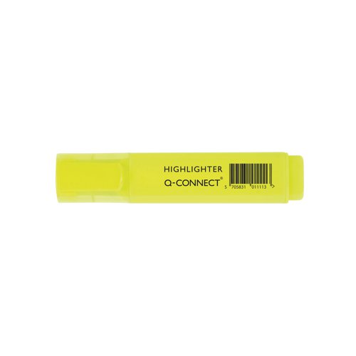 Q-Connect Yellow Highlighter Pen (Pack of 10) KF01111 Highlighters KF01111