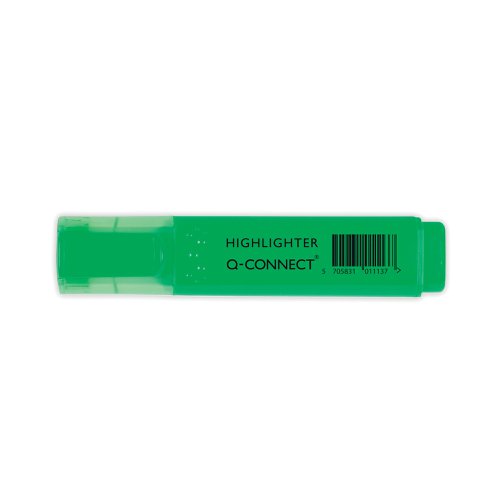 Q-Connect Green Highlighter Pen (10 Pack) KF01113