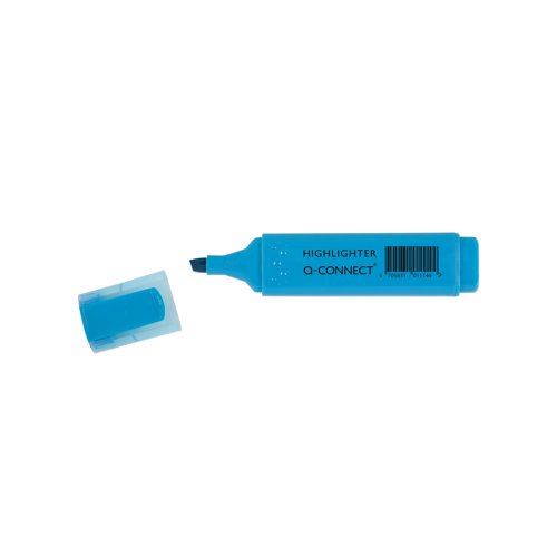 Q-Connect Blue Highlighter Pen (10 Pack) KF01114