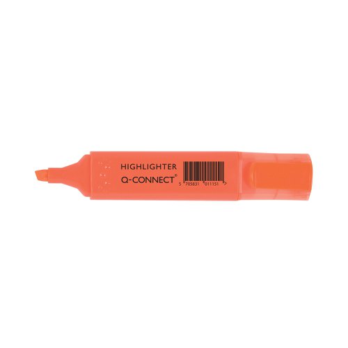 Q-Connect Orange Highlighter Pen (Pack of 10) KF01115