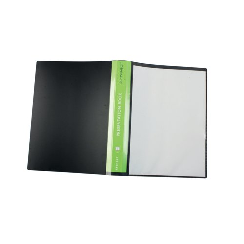 Q-Connect Presentation Display Book 40 Pocket A4 Black KF01267 | KF01267 | VOW