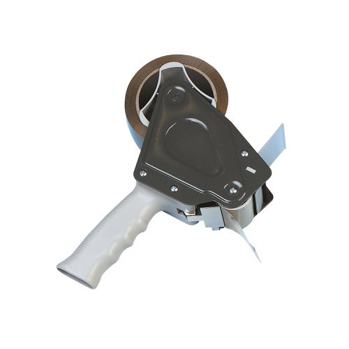 This Q-Connect tape dispenser is ideal for a range of warehouse and mailroom uses. Providing an easy way to secure packages for transit, the dispenser features a fully adjustable brake for quick, efficient sealing, which reduces waste and saves you money. Suitable for use with tape 50mm x 66m.