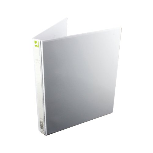 Made from strong welded PVC, this pack of 6 high quality presentation ring binders from Q-Connect will bring a touch of professionalism to your office. They feature full length cover and spine sleeves for adding your own presentation cover. Finished in white, these folders have an easy-open 4 D-ring mechanism for adding and removing papers quickly, with a total capacity of 16mm for storing A4 documents.