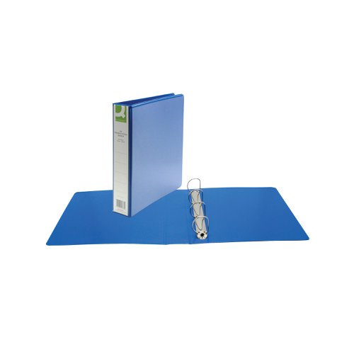 Q-Connect Presentation 40mm 4D Ring Binder A4 Blue KF01331 Presentation Ring Binders KF01331