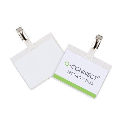 Q-Connect Security Badge 60x90mm (Pack of 25) KF01562 | KF01562 | VOW