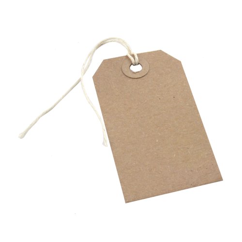 Strung Tag 146x73mm Buff (1000 Pack) KF01613 | KF01613 | 