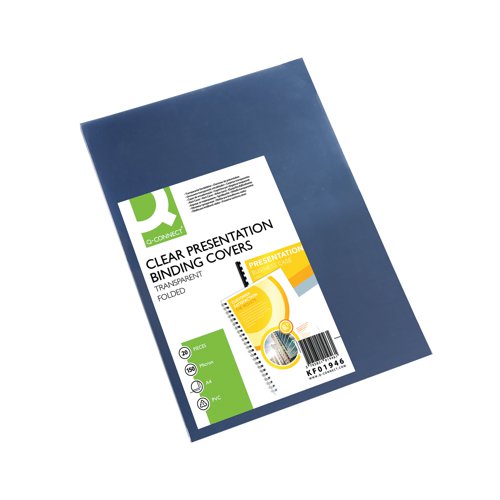 Q-Connect Clear A4 Clear Covers (20 Pack) KF01946
