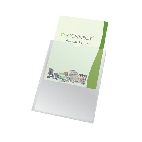 Q-Connect Card Holder Polypropylene A4 (Pack of 100) KF01947 | KF01947 | VOW