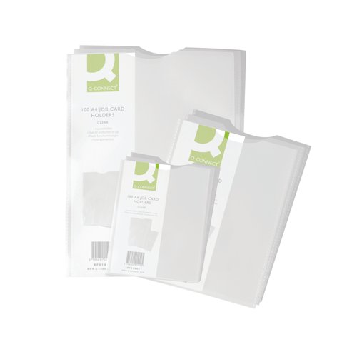 Q-Connect Card Holder Polypropylene A5 (Pack of 100) KF01948 | KF01948 | VOW