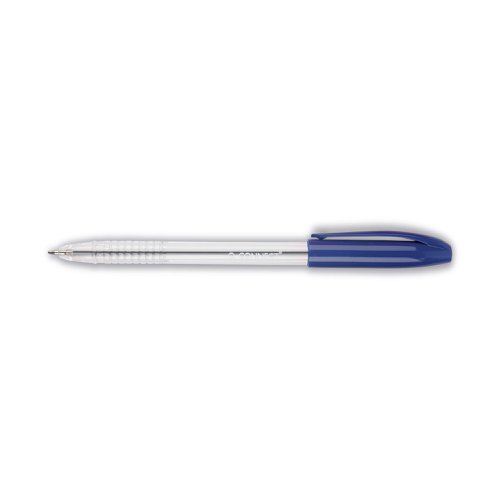 KF02458 | These Q-Connect Grip Stick Ballpoint Pens feature a medium nib, which writes a a bold and clear 0.5mm line width. Ideal for everyday writing, this pack contains 20 pens with blue ink.