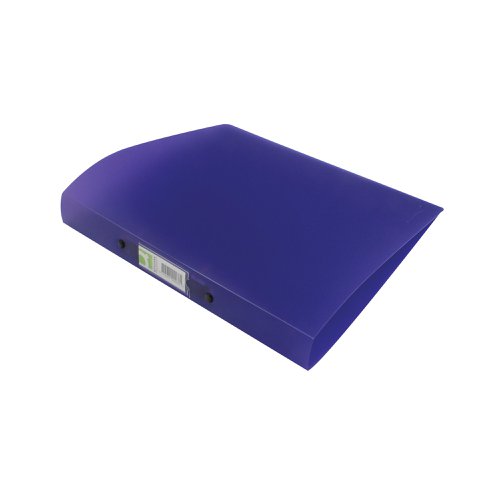 Q Connect Purple A4 25mm 2 Ring Binder Frosted Polyproyylene Covers Kf02486