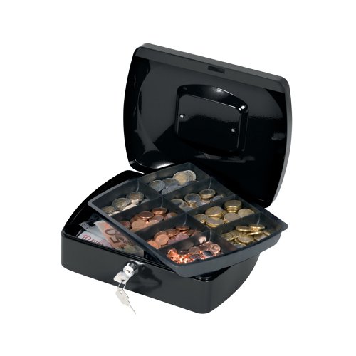 Q-Connect Cash Box 10 Inch Black KF02603 | VOW