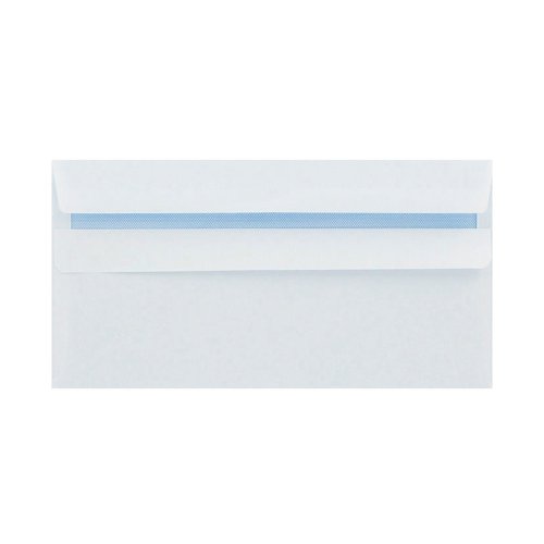 Q-Connect DL Envelopes Plain Wallet Peel and Seal 100gsm White (500 Pack) 1P04