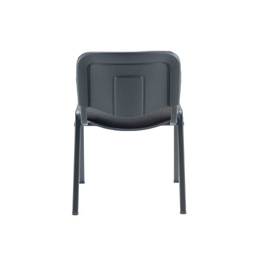 Jemini Ultra Multipurpose Stacking Chair 532x585x805mm Charcoal/Black KF03344 | VOW