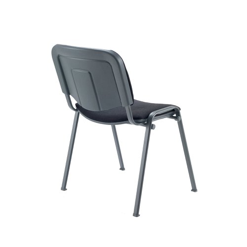 Jemini Ultra Multipurpose Stacking Chair 532x585x805mm Charcoal/Black KF03344 | VOW