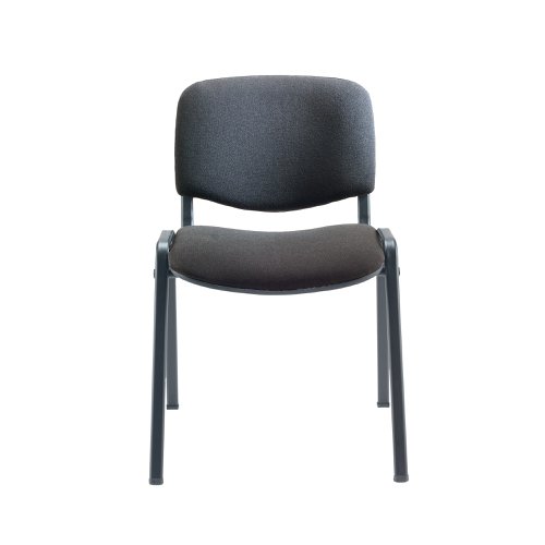 Jemini Ultra Multipurpose Stacking Chair 532x585x805mm Charcoal/Black KF03344 | VOW