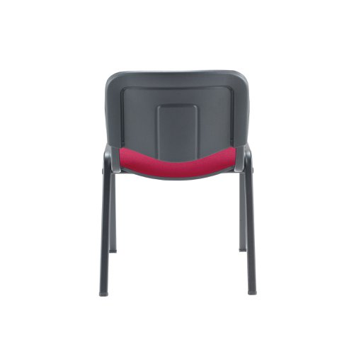 Jemini Ultra Multipurpose Stacking Chair 532x585x805mm Claret/Black KF03345 | VOW