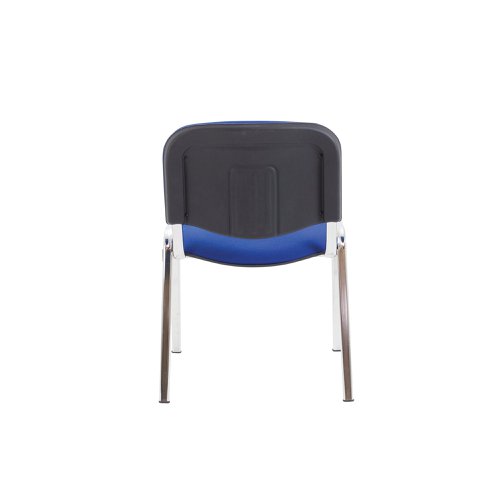 Jemini Ultra Multipurpose Stacking Chair 532x585x805mm Chrome/Blue KF03349 | VOW