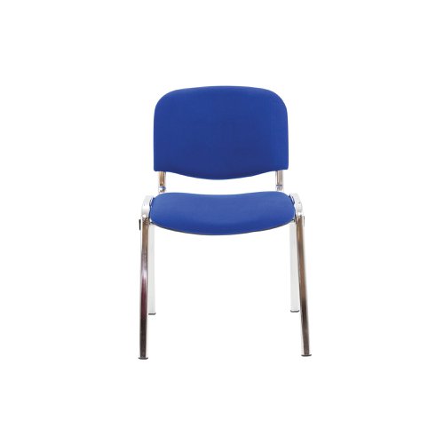 Jemini Ultra Multipurpose Stacking Chair 532x585x805mm Chrome/Blue KF03349 | VOW