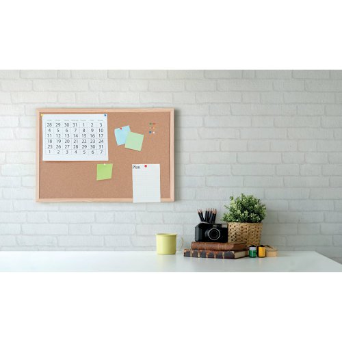 Q-Connect Lightweight Cork Noticeboard 400x600mm KF03566